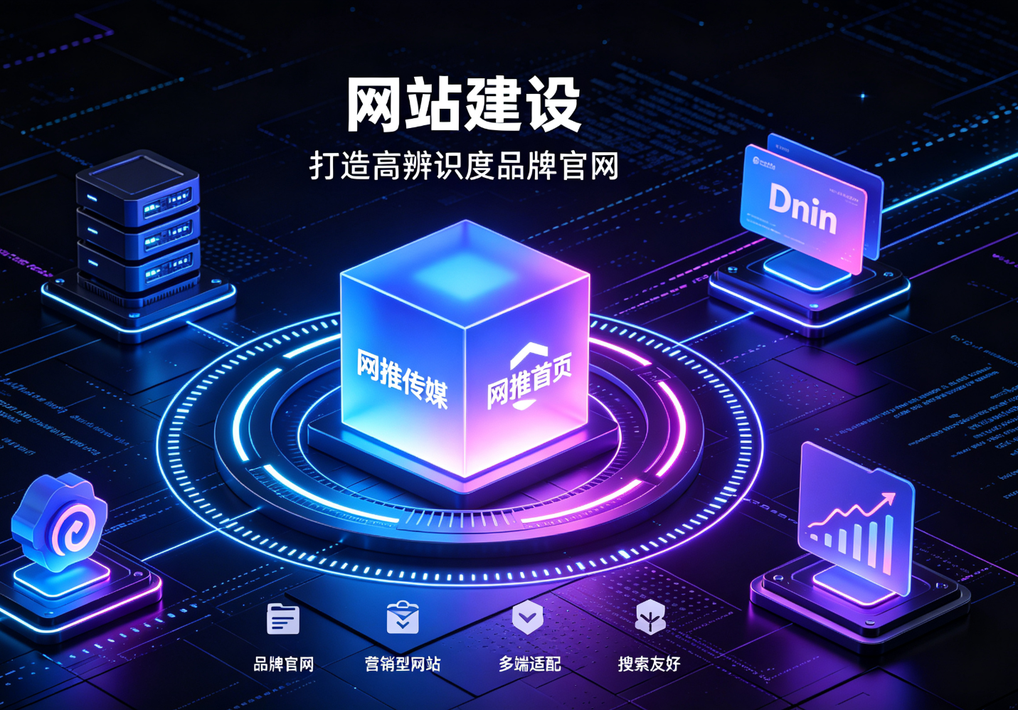 网站建设宣传图